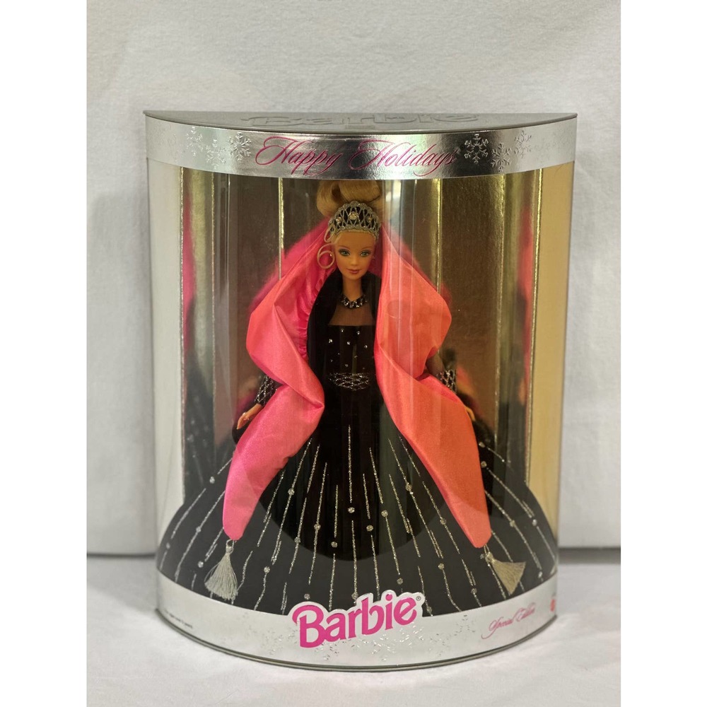 Happy Holidays Barbie Special Edition Vintage 1998 New in Box - Rare Misprint!!